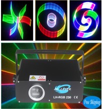 Free Shipping 1200mW 3D+SD Card Full Color Animation Laser
