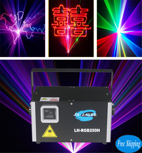 Free Shipping 3500mw full color laser light for outdoor